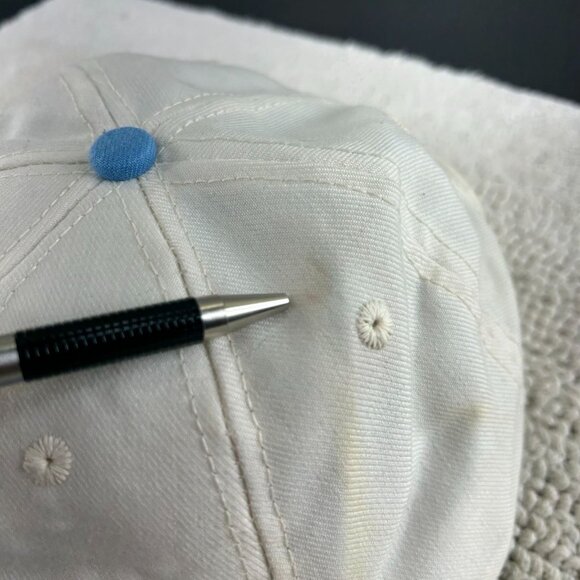 90s Vintage Nike Snapback Hat OSFA Embroidered Wool Two Tone Cap Center Swoosh - Picture 13 of 13